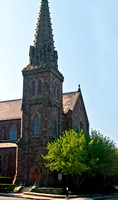 St. Mary's Catholic Church - Established in 1828, present church 1848. Jacqueline & John Kennedy were married in the church. Oldest Catholic Parish in Rhode Island.