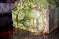 Medusa Head in Bacilica Cistern